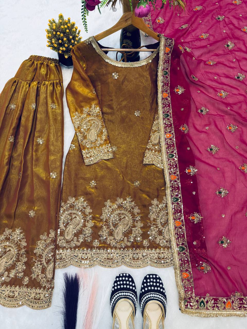 Neo-Classic Sage Couture Salwar Suit